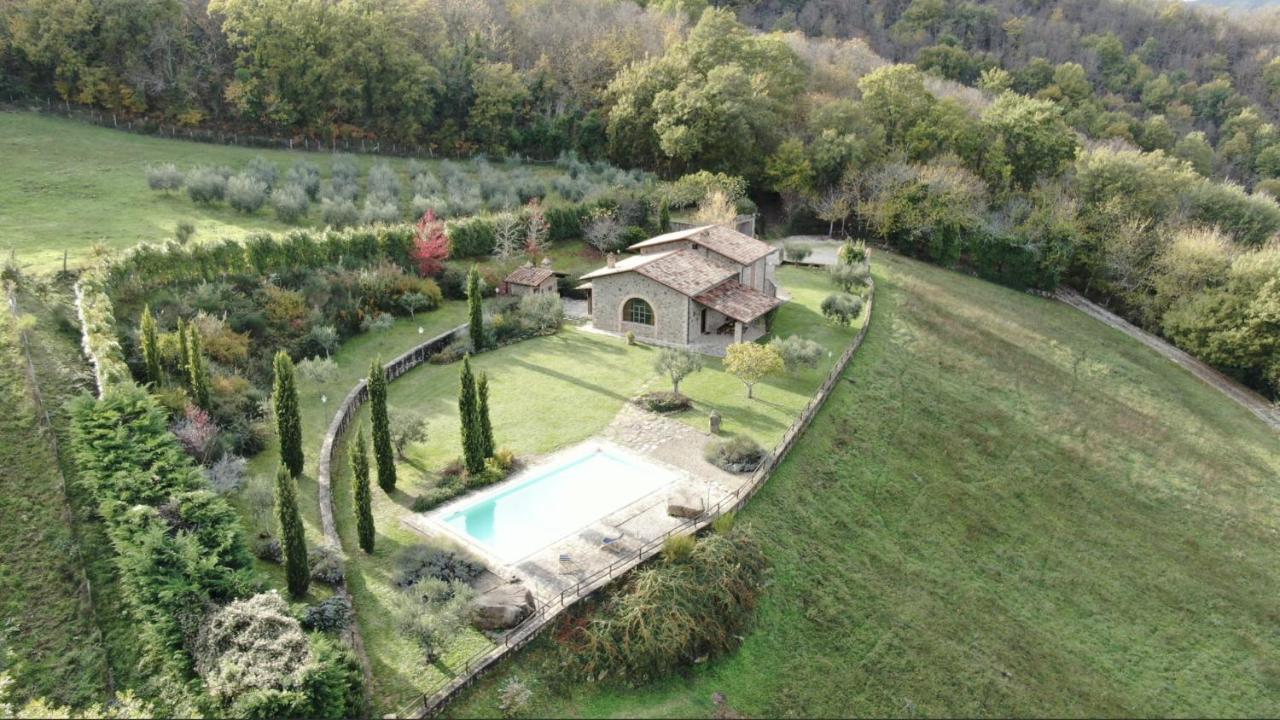 Villa Elisa - Private Pool & Airco Near Reschio Castle Lugnano Kültér fotó