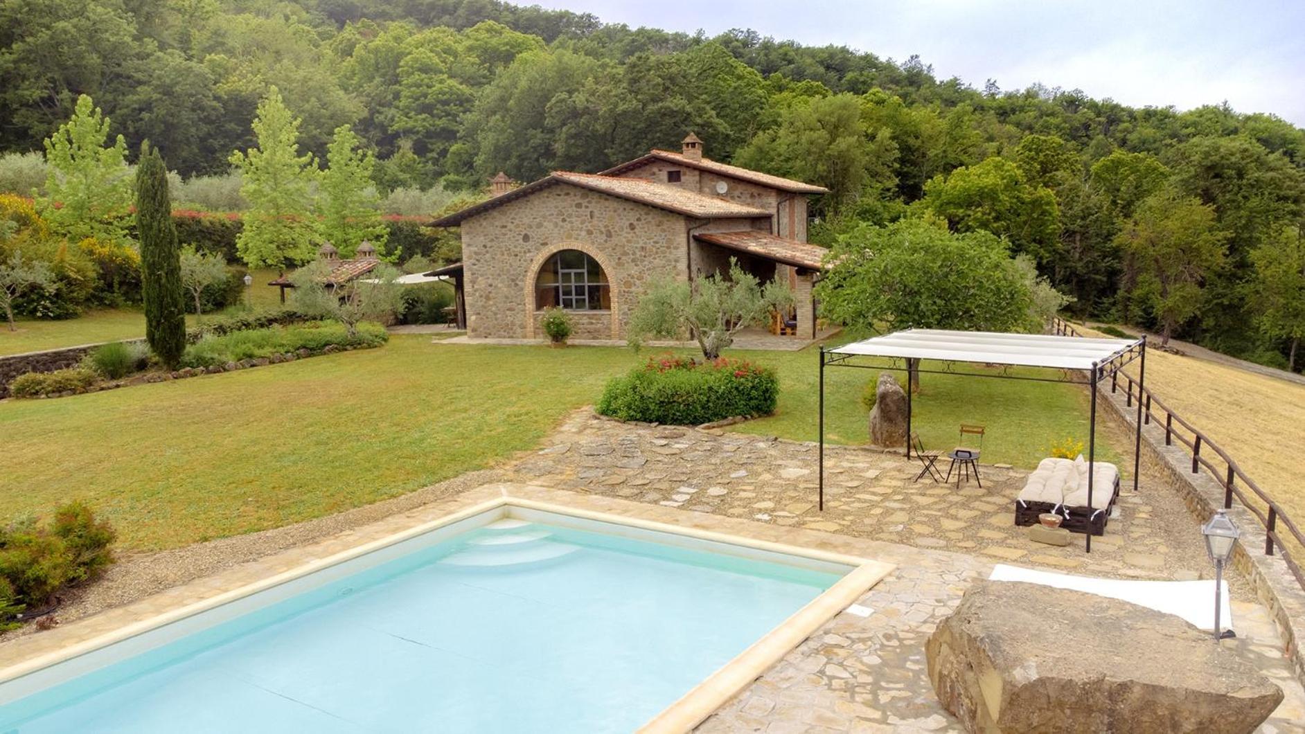 Villa Elisa - Private Pool & Airco Near Reschio Castle Lugnano Kültér fotó