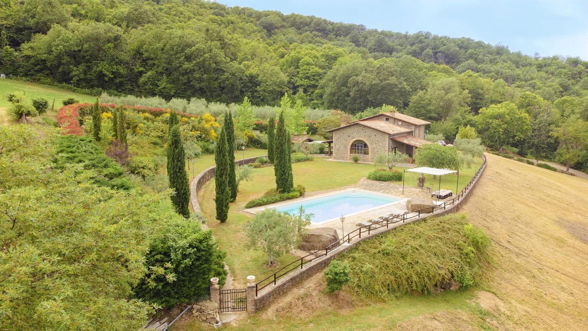 Villa Elisa - Private Pool & Airco Near Reschio Castle Lugnano Kültér fotó